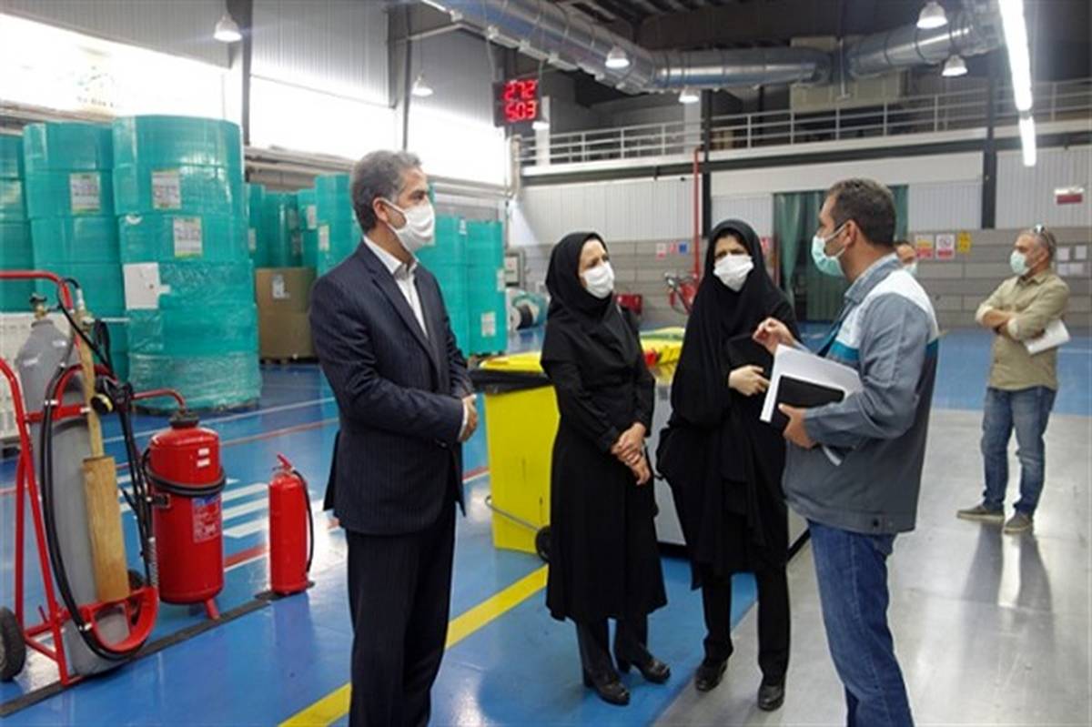 بازدید از شرکت های تولیدی در راستای رفع موانع تولید و توسعه صنعت استان