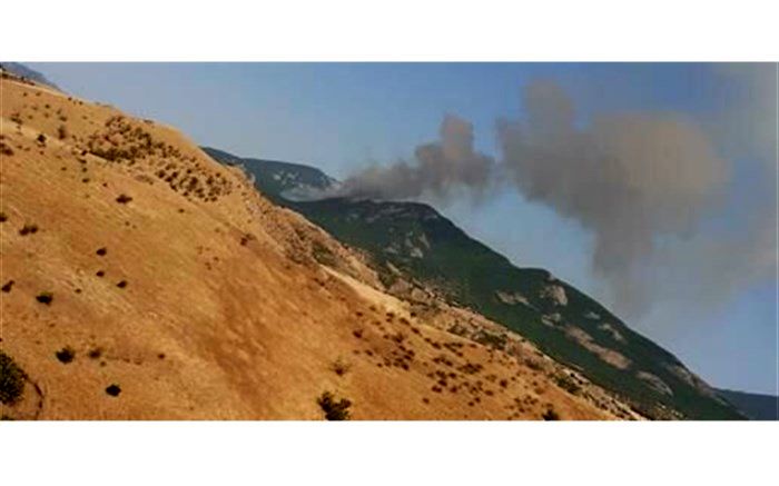 شروع مجدد آتش سوزی در مراتع مشرف به جنگل های ارسباران