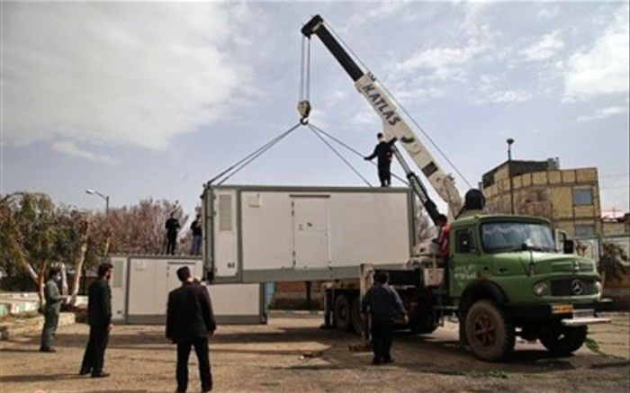 بیمارستان صحرایی البرز در حال آماده شدن