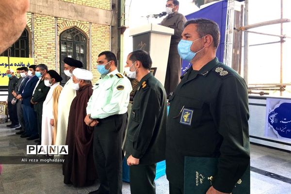 آئین تکریم و معارفه فرمانده سپاه ناحیه نى ریز