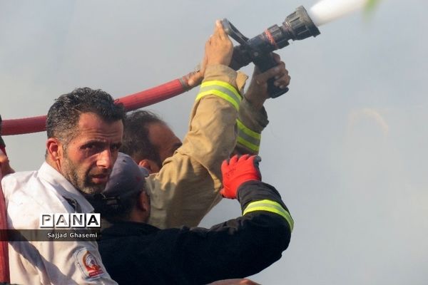 آتش سوزی ۴ خانه در شهرستان بندرگز