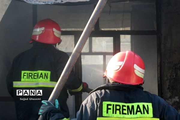 آتش سوزی ۴ خانه در شهرستان بندرگز