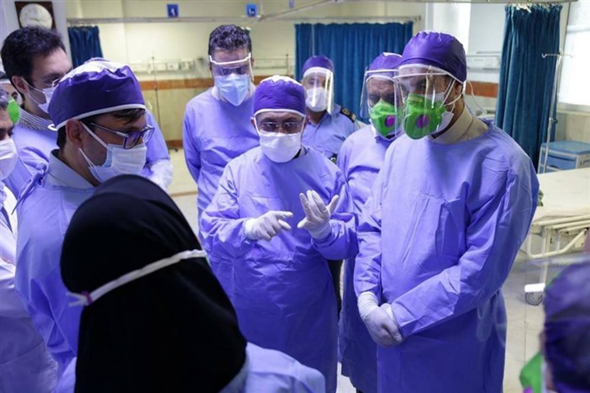 حضور معاون وزیر بهداشت در بیمارستان 22 بهمن نیشابور