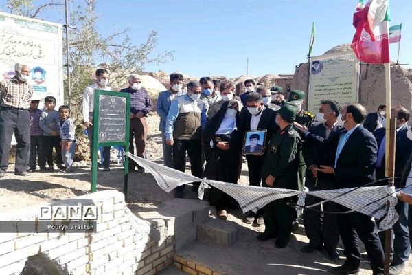 افتتاح قنات سیدان بخش ماژان شهرستان  خوسف