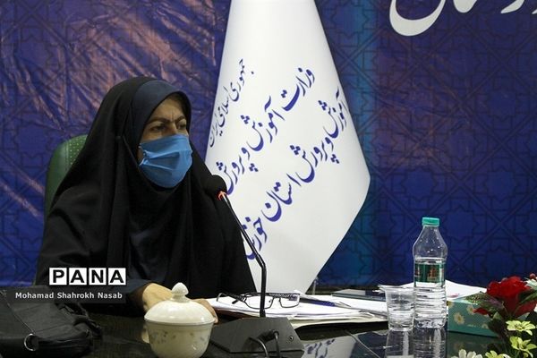 نشست ویدیو کنفراس مسئولان مناطق و نواحی سازمان دانش‌آموزی خوزستان
