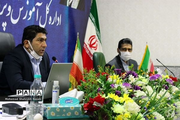 نشست ویدیو کنفراس مسئولان مناطق و نواحی سازمان دانش‌آموزی خوزستان