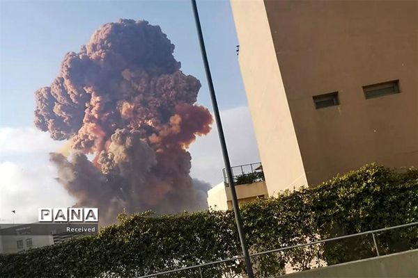 شوک  انفجار در بیروت