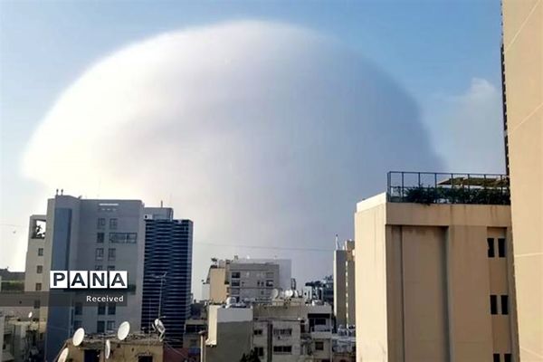 شوک  انفجار در بیروت