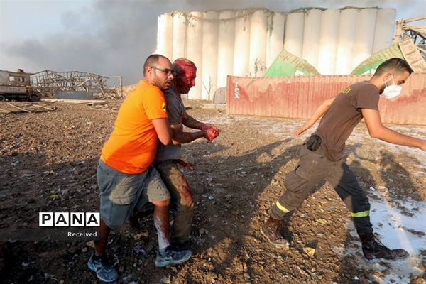 شوک  انفجار در بیروت