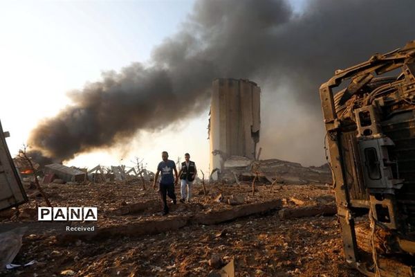 شوک  انفجار در بیروت