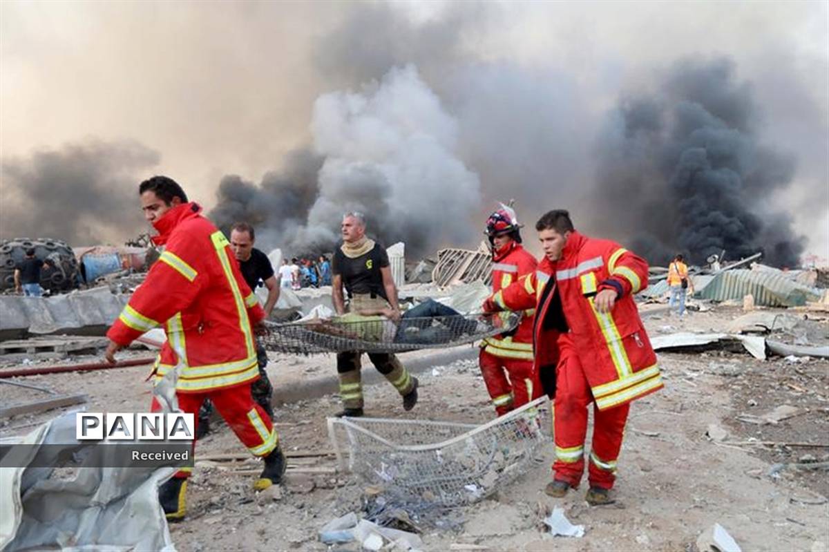 شوک  انفجار در بیروت