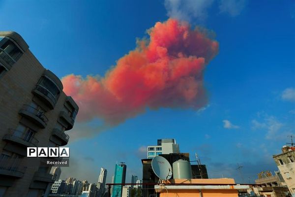 شوک  انفجار در بیروت