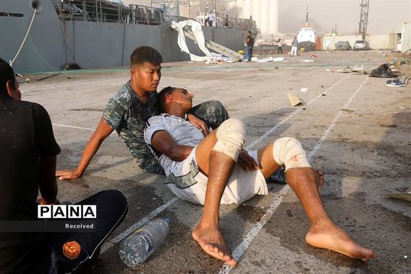 شوک  انفجار در بیروت