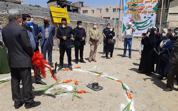 برگزاری آئین کلنگ زنی دو باب مدرسه در شهرستانهای تهران