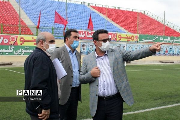 بازدید مدیرکل ورزش و جوانان مازندران از ورزشگاه شهید وطنی قائم‌شهر