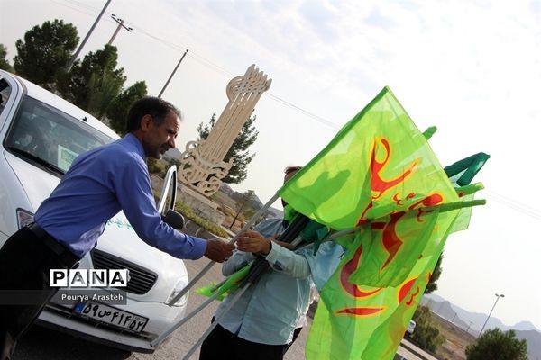 آماده سازی خودرو ها برای کاروان شادی خودرویی و موتوری خانوادگی درشهرستان خوسف