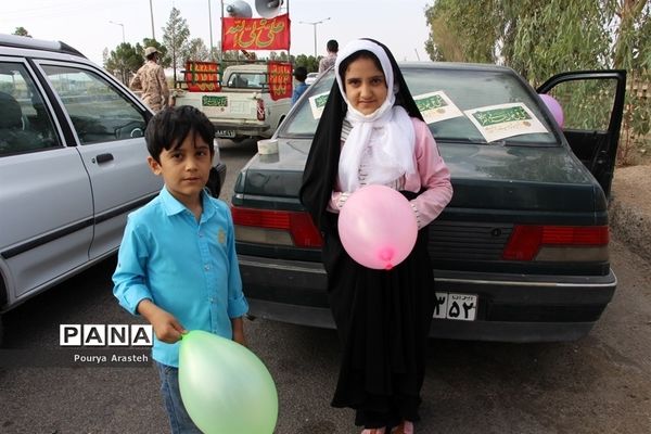 آماده سازی خودرو ها برای کاروان شادی خودرویی و موتوری خانوادگی درشهرستان خوسف