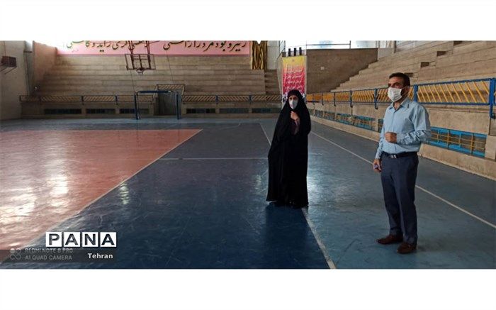 بازدید پورمحمود از اماکن ورزشی منطقه17