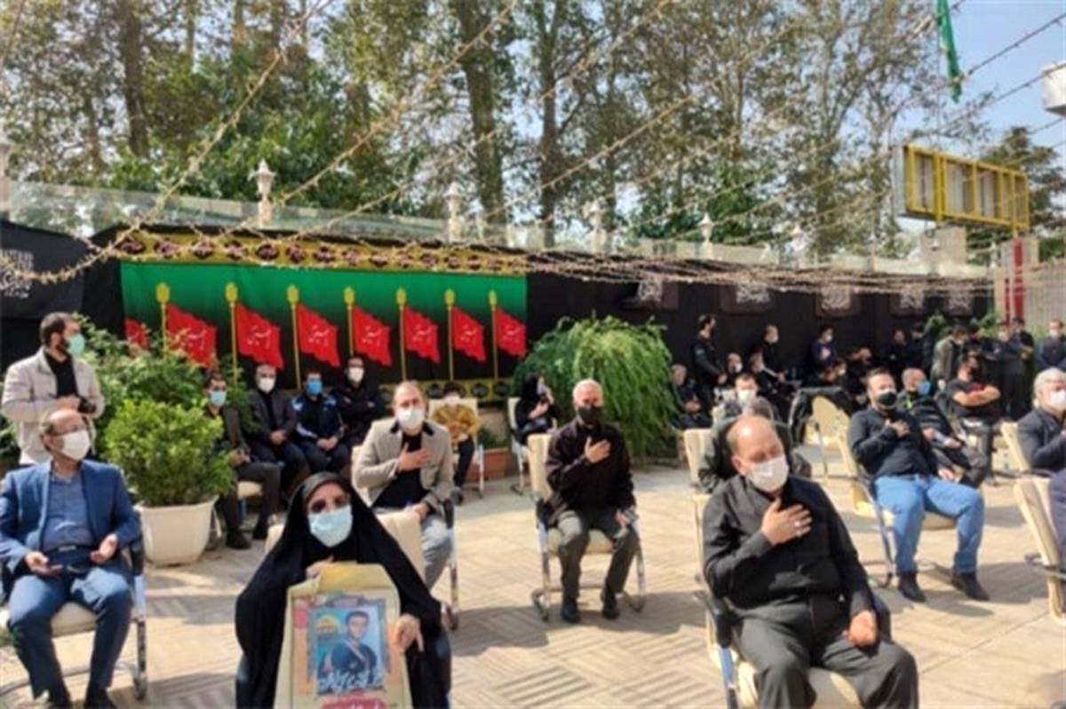 مراسم گلباران و عطر افشانی مزارشهدادرفدراسیون ورزشهای جانبازان و معلولین