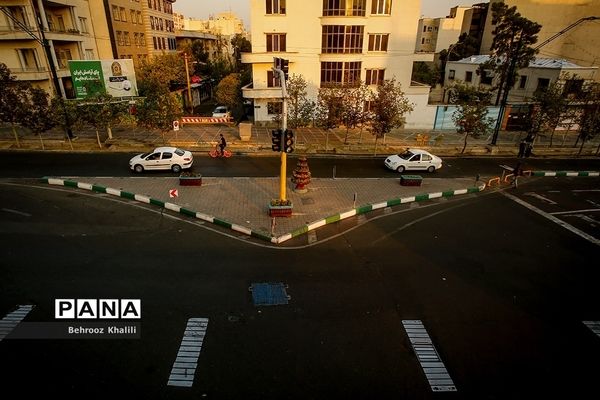 آلودگی هوا در تهران خلوت