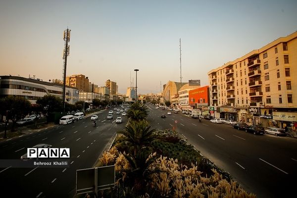 آلودگی هوا در تهران خلوت