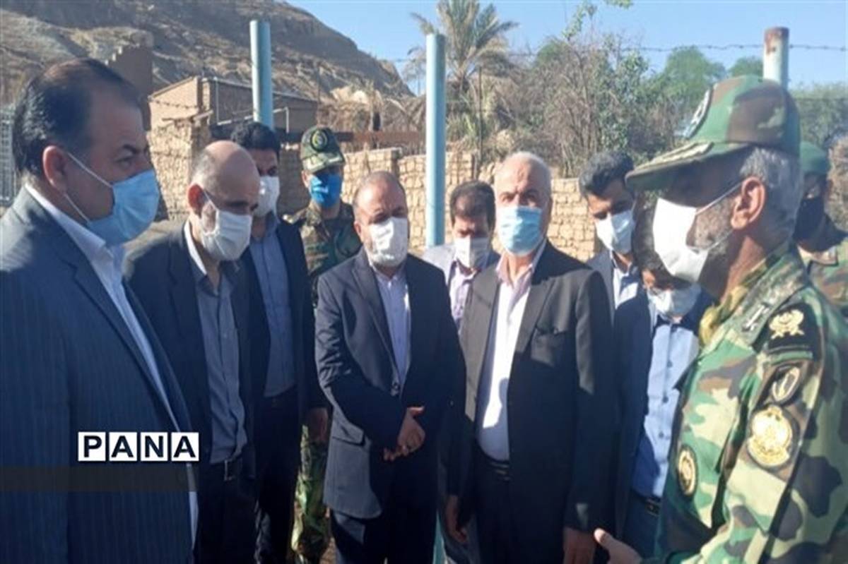 حضور هیئت اعزامی وزارت دفاع در شهرستان مسجدسلیمان