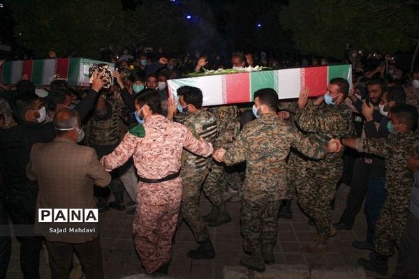 وداع با 5 شهید مدافع حرم مازندران