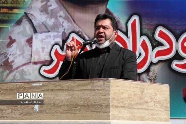 آیین تشییع شهید مدافع حرم محمود رادمهر در ساری