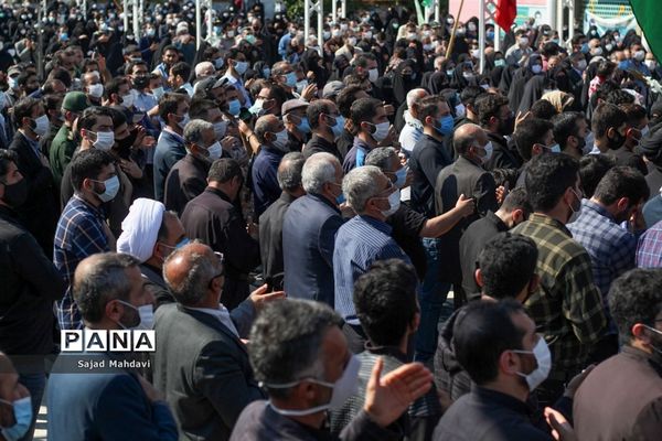تشییع پیکر شهید رادمهر در ساری
