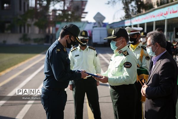 مراسم صبحگاه هفته نیروی انتظامی