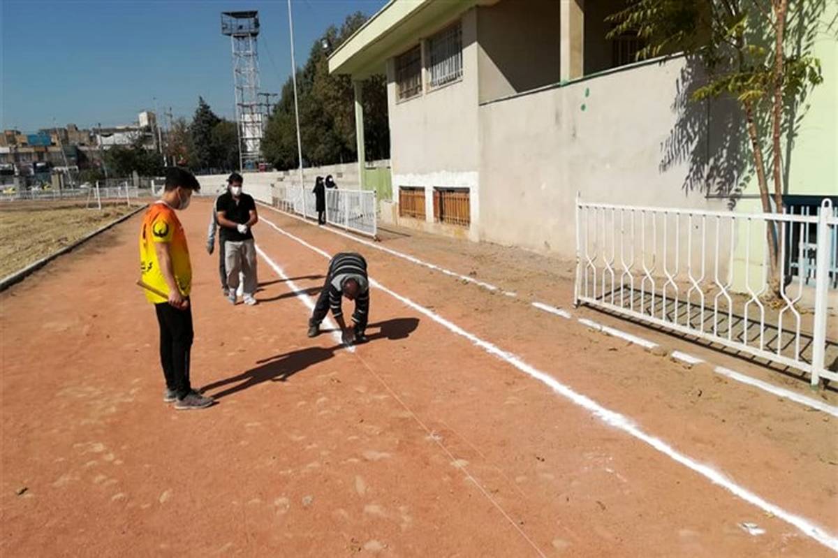 بازسازی و بازگشایی پیست دو و میدانی  شهید ثمری ملارد