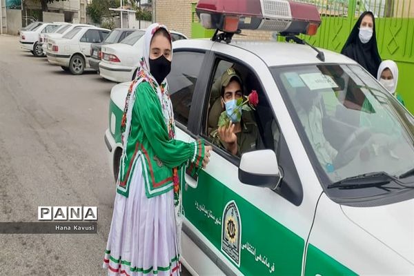 دیدار مدیر آموزش و پرورش میاندورود با فرمانده نیروی انتطامی شهرستان