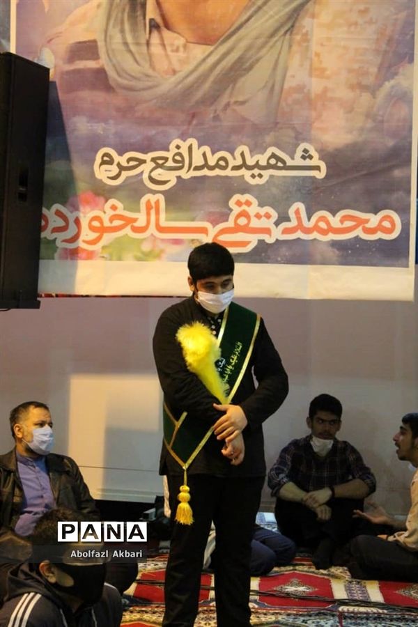 مراسم هفتمین روز تدفین شهید مدافع حرم محمود رادمهر