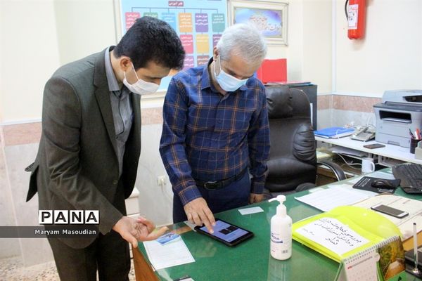 انتخابات شورای دانش آموزی دبیرستان شهید مطهری شاهد پسران بوشهر