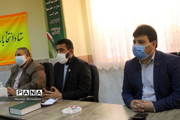 انتخابات شورای دانش آموزی دبیرستان شهید مطهری شاهد پسران بوشهر
