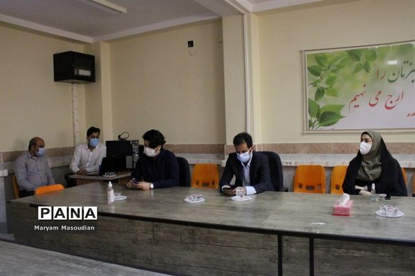 انتخابات شورای دانش آموزی دبیرستان شهید مطهری شاهد پسران بوشهر