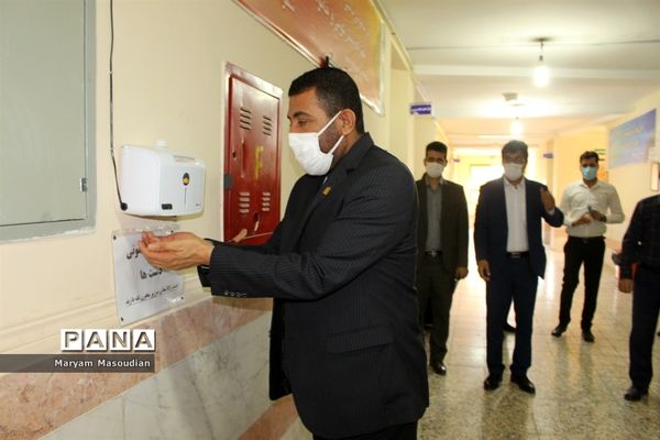 انتخابات شورای دانش آموزی دبیرستان شهید مطهری شاهد پسران بوشهر