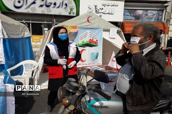 طرح آمران سلامت جمعیت هلال احمر در قائم‌شهر