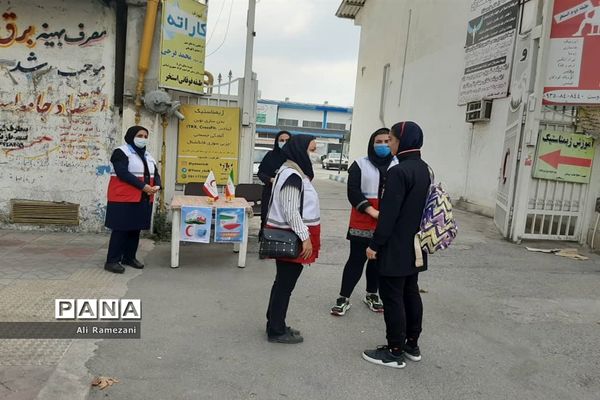 طرح آمران سلامت جمعیت هلال احمر در قائم‌شهر