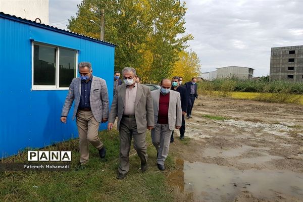 بازدید نماینده مردم محمودآباد در مجلس از هنرستان شهید کلانتری