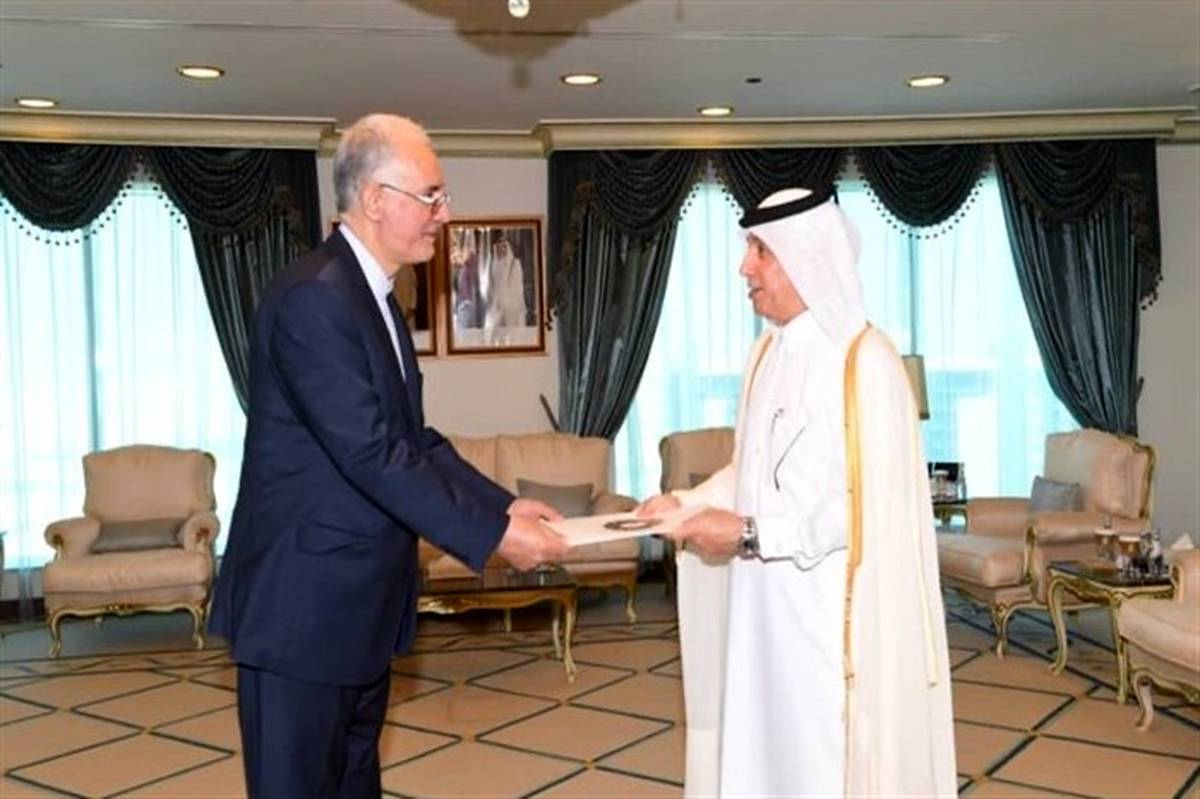 دیدار سفیر جدید ایران با وزیرمشاور در امور خارجه قطر