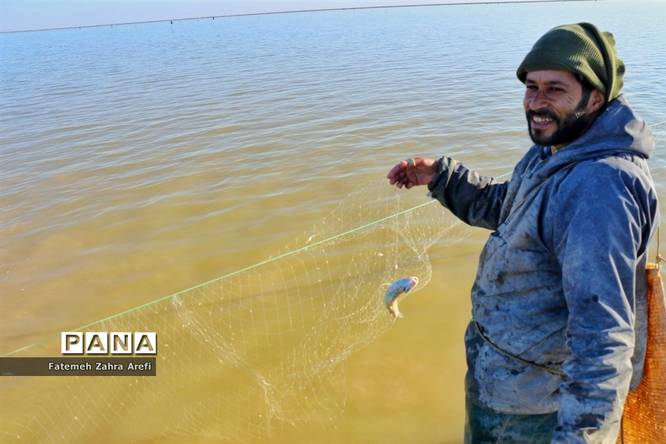 تلاش صیادان سیستانی برای کسب روزی از تالاب بین المللی هامون