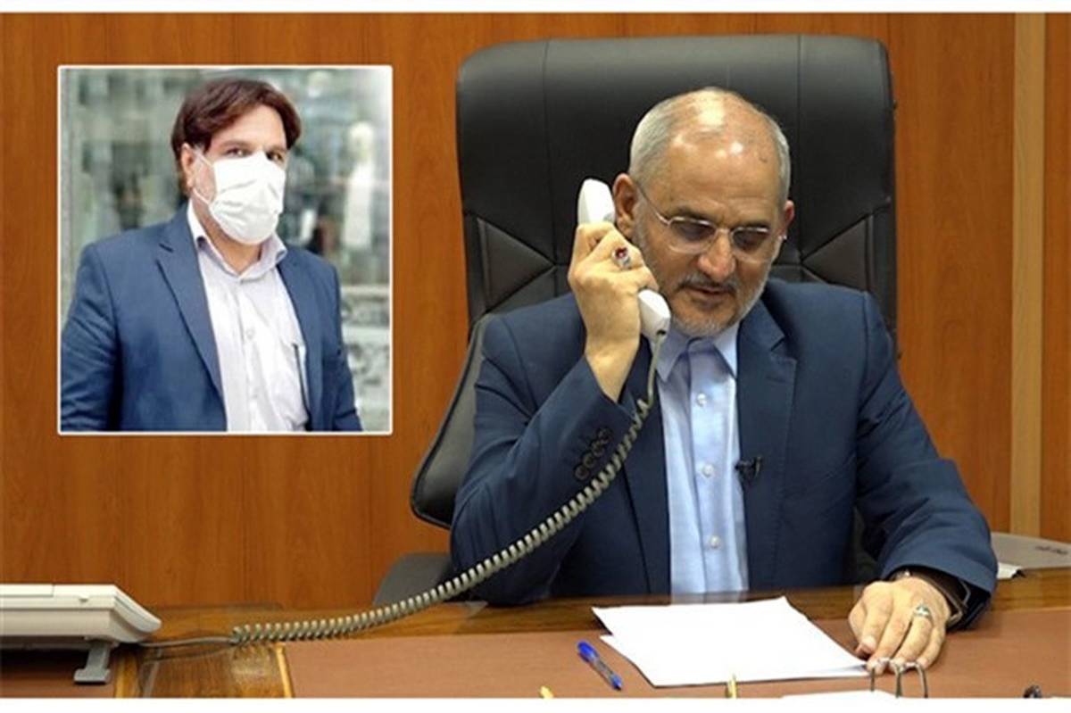 گفت‌وگوی تلفنی وزیر آموزش و پرورش با معلم خیر خوزستانی