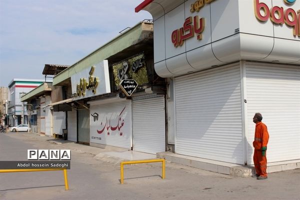 اولین روز محدودیت های شدید کرونایی در بوشهر