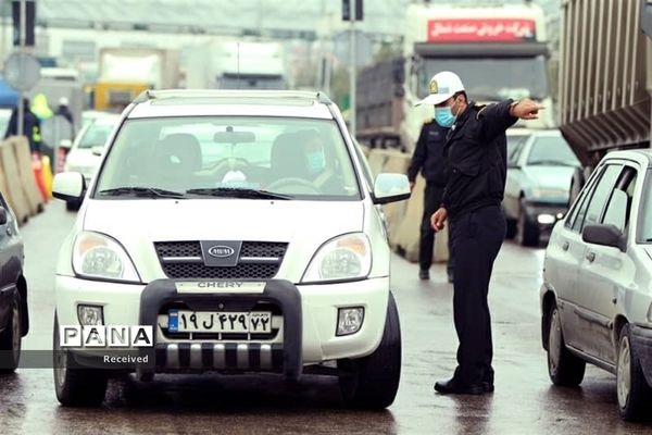 اعمال محدودیت و ممنوعیت‌های ترافیکی کرونایی در مازندران 