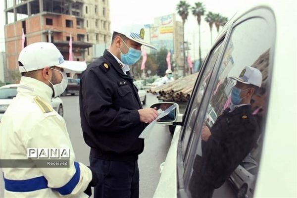 اعمال محدودیت و ممنوعیت‌های ترافیکی کرونایی در مازندران 