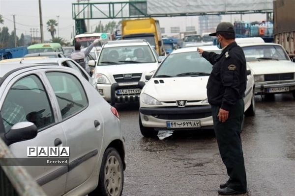 اعمال محدودیت و ممنوعیت‌های ترافیکی کرونایی در مازندران 