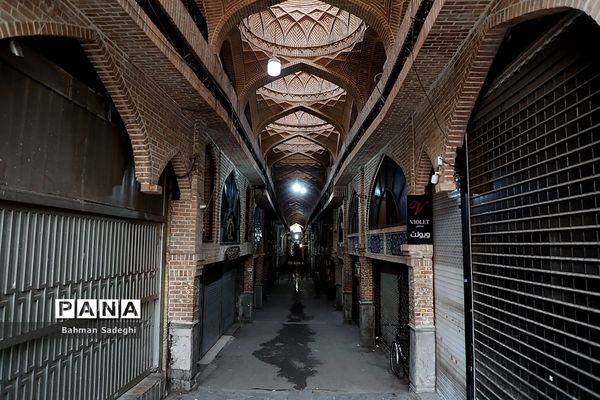 بازار تهران در قرنطینه