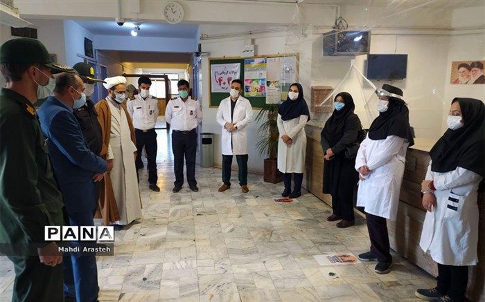 قدردانی مسئولان  از کادر درمان مرکز خدمات جامع سلامت شهرستان خوسف