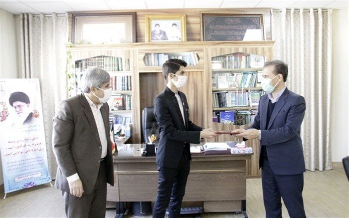 دیدار نماینده مجلس دانش آموزی استان با مدیرکل آموزش و پرورش کردستان